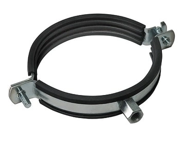 Хомут для воздуховодов c резиновым профилем